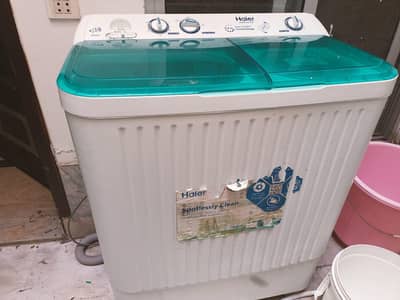 10kg Haier washing machine with dryer (twin tub)