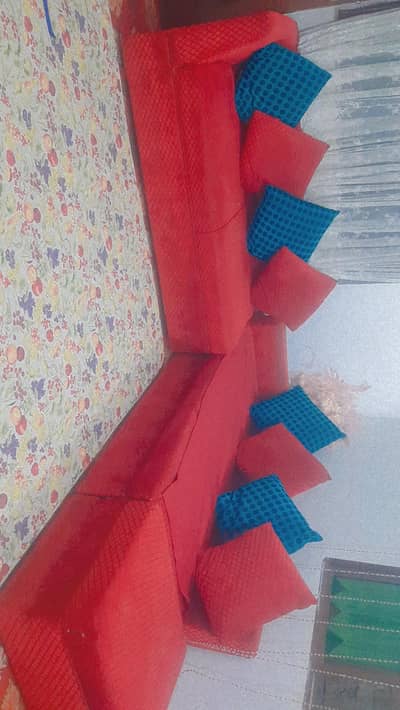 l shape sofa just one seat cover slightly damaged