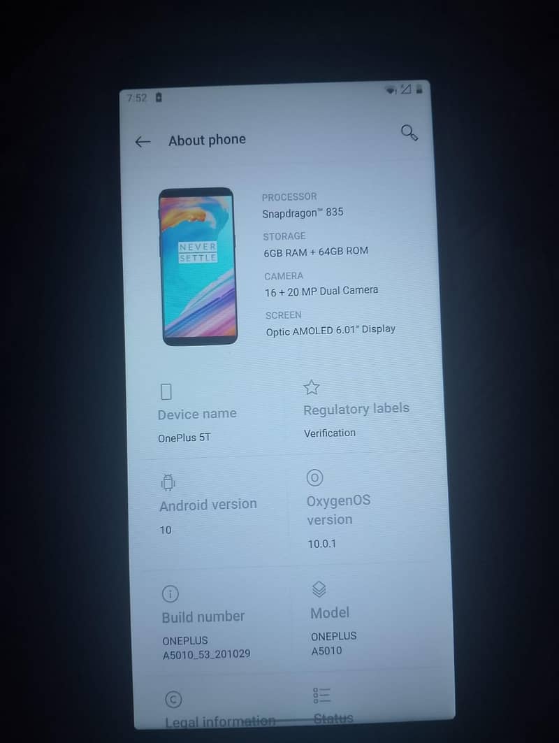 One Plus 5T 3