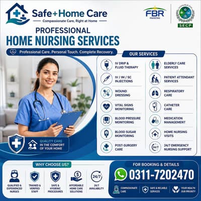 Home nursing care ! Elderly care services/ IV drip & OV therapy