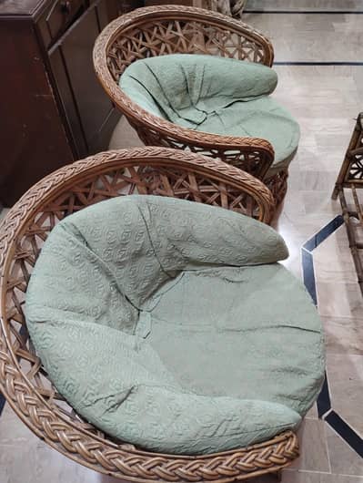 bamboo stick sofa set