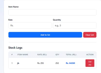 Shop Billing & Inventory App / Digital Software