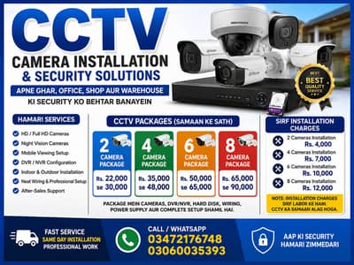 CCTV Camera Installation & Security Solutions