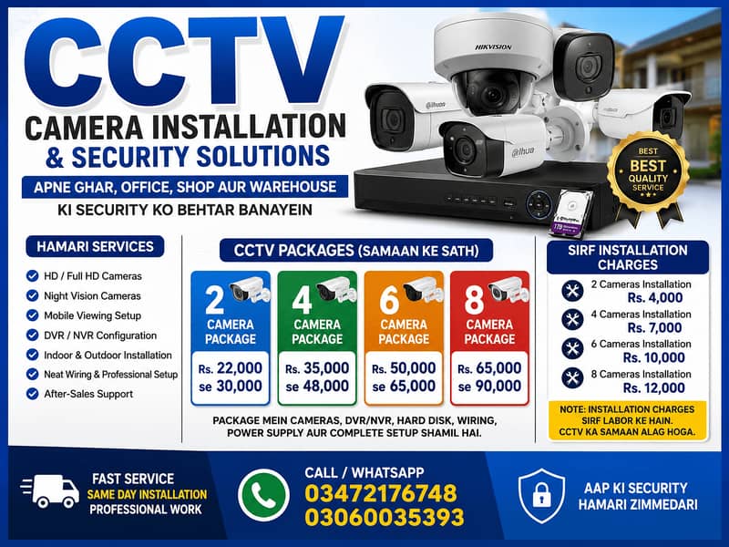 CCTV Camera Installation & Security Solutions 0