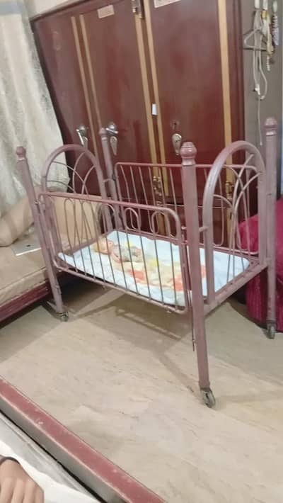 Baby iron cot