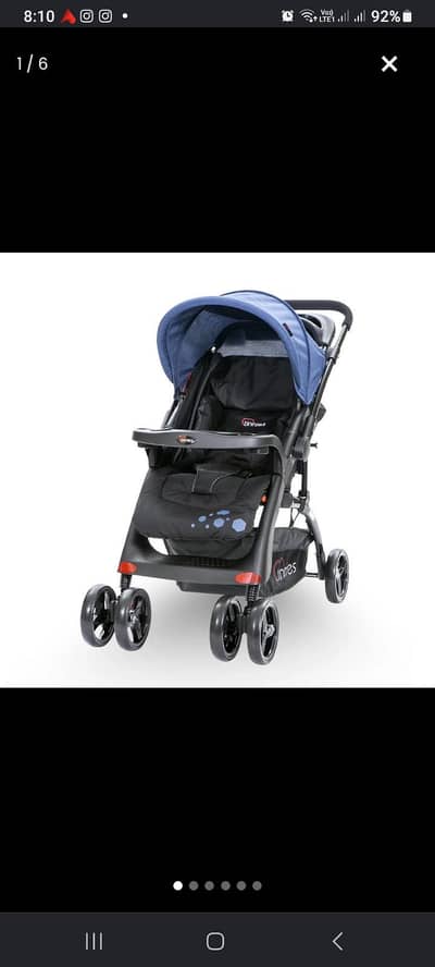 Tinnies Black Stroller