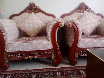 10 seeter sofa set with dewaan for sell excellent condition