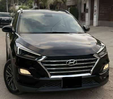 HYUNDAI TUCSON 2.0 HTRAC AWD MODEL 2021 REG 2021 BLACK COLOUR FULL ORI