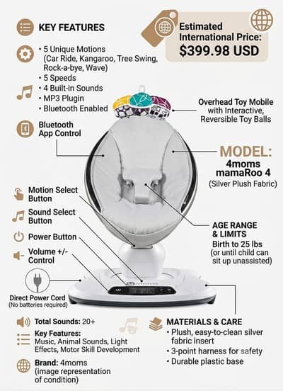 4Moms rocker (Made in USA)