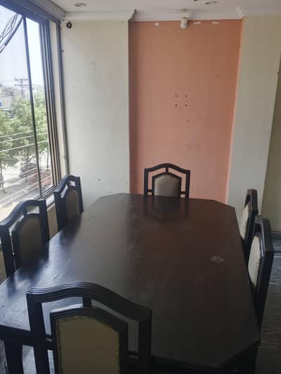 Dinning table with 6 chairs