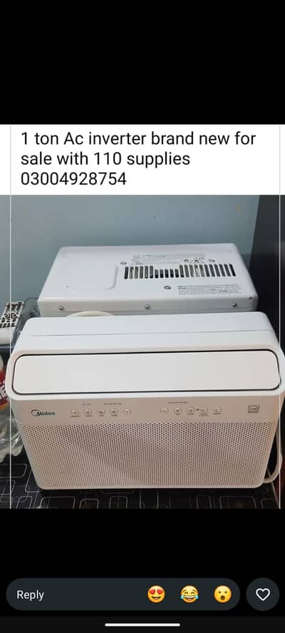 1 ton inverter window AC Midea company