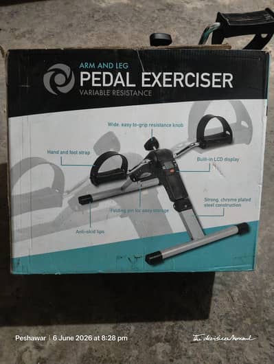 Arm & Leg Pedal Exerciser. . like new. . .