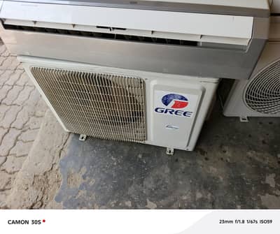 gree 1.5 ton total geniune heat and cool gas store