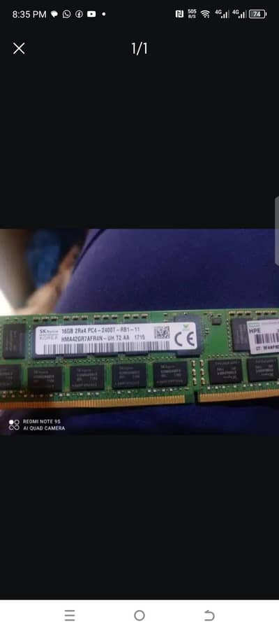 16Gb DDR4 Server and Workstation ram