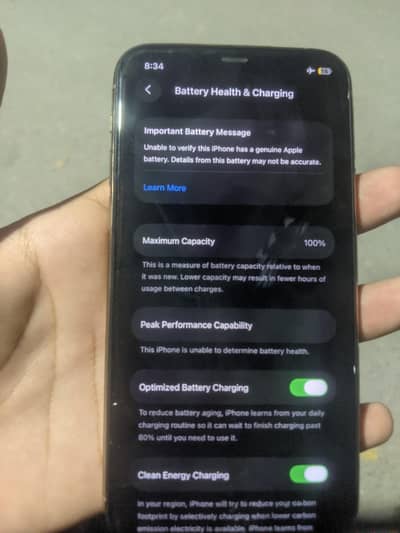 Apple iPhone 11 Pro Max screen thodi si damage hai lekin working hai
