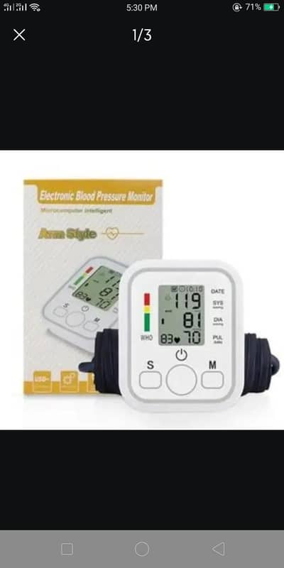 BLOOD PRESSURE MONITER DIGITAL