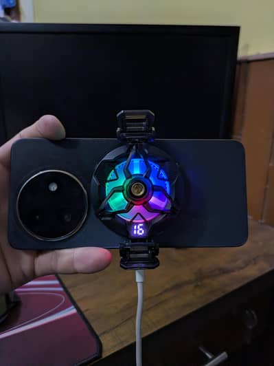 X106A RGB Mobile Phone Cooling Fan Cooler (Type-C)