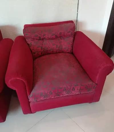 2 single seater sofa