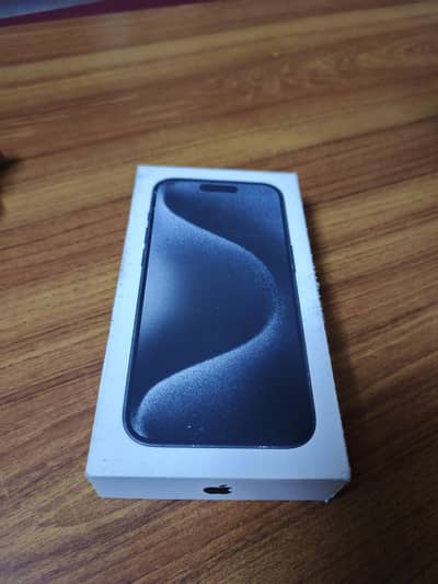 iPhone 15 Pro box available 256 gb original