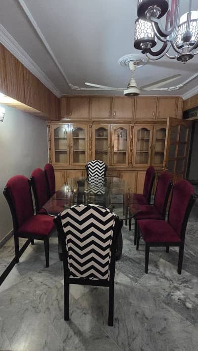 Dining Table with 8 Chairs Set
