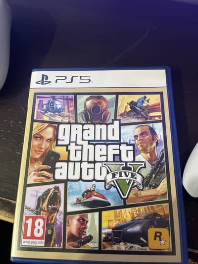 USED GTA 5 DISC PS5 PERFECT CONDITION ZERO SCRATCH.