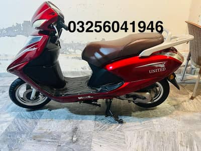 united 2020 self start petrol auto scooty 100cc
