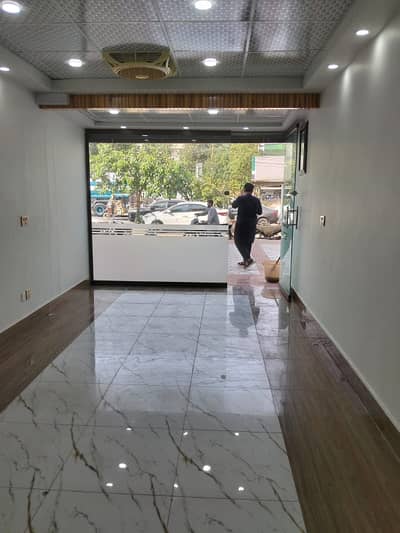Shop for Rent Prime Main Road Location Gulshan-e-Iqbal Block 5 Main Rashid Minhas Road