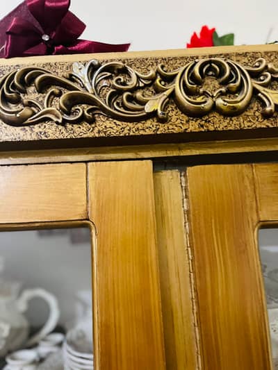 Large wooden Crockery Showcase