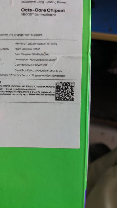 Infinix Hot 40i 4+4/128 with box charger For Sale