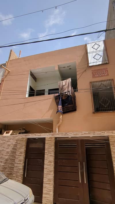 120 SQ yards ground + 1 and half portion on second floor