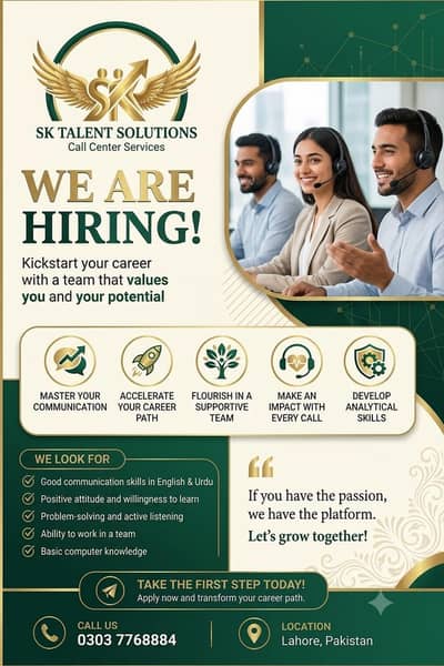 Freshers Can Apply for CSR |Males & Females Agents| Salary 35k to 65k