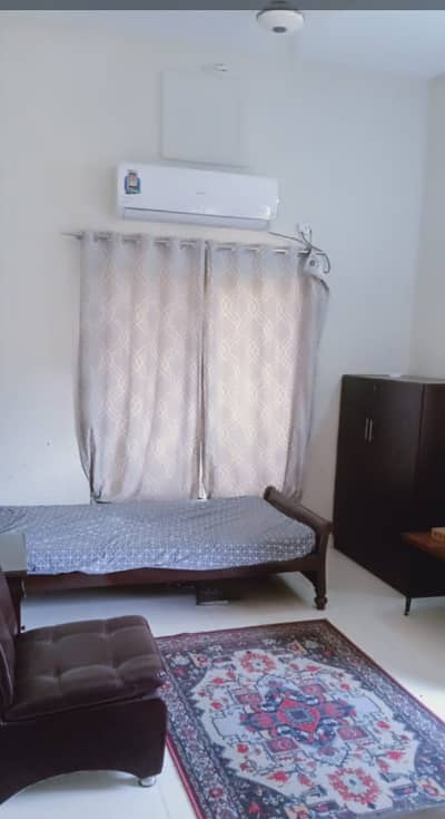 Furnished Bedroom Available For Rent in Model town H block