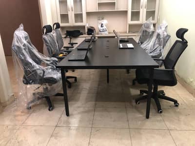 Office Table and 6 Chairs