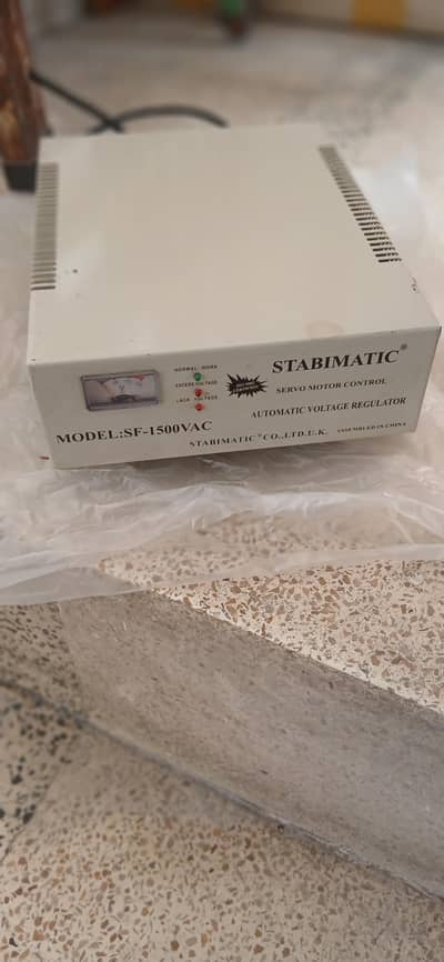 Stabimatic 1500W stabilizer
