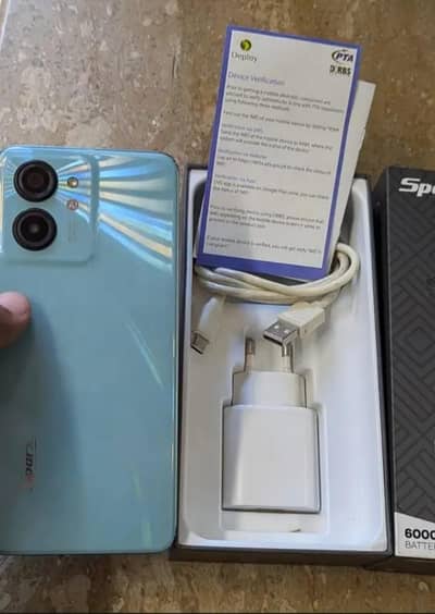 Sparx Note 12 (8/128) Complete Box 8 month warranty