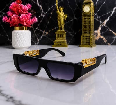Black Aura Leopard sunglasses