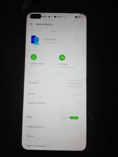 Oppo Reno4 contact 03147428799