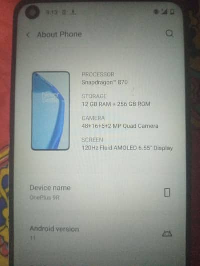 One Plus 9R