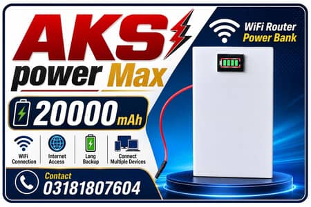 WiFi router power bank