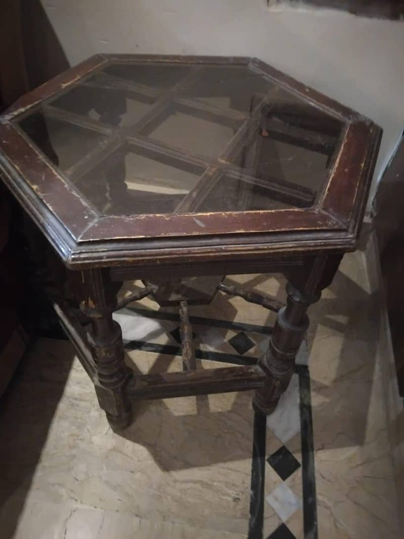 dark brown 2 table set 1