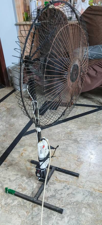 pesdestal fan DC 12 V with adapter