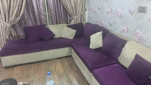 L-shaped sofa