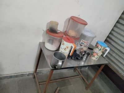 hotel ka chai or pratha ka total saman orginal steel