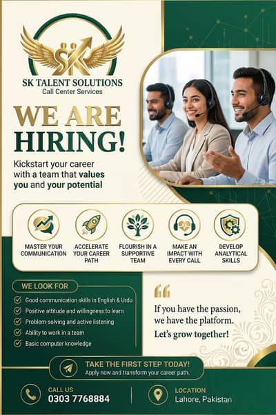 Freshers Can Apply for CSR |Males & Females Agents| Salary 35k to 65k