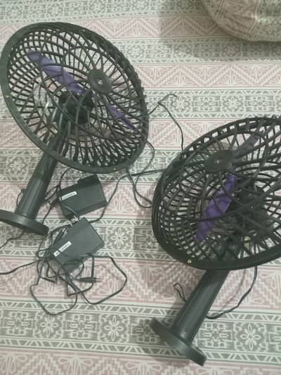 12 volt fan pair with adapter