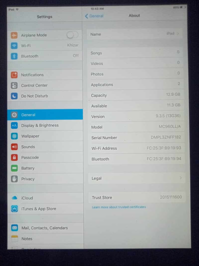 Apple ipad 0
