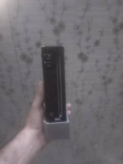 Wii console with controller