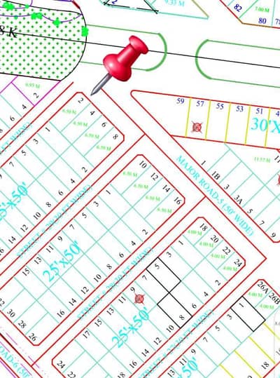New city phase 2 I block major Road 5 plot 2 cornal size 6.50M