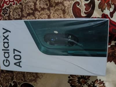 Samsung Mobile A07  open box new urgent sale all ok 6 128