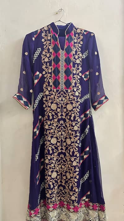 Chiffon 3 piece embroidered suit for sale